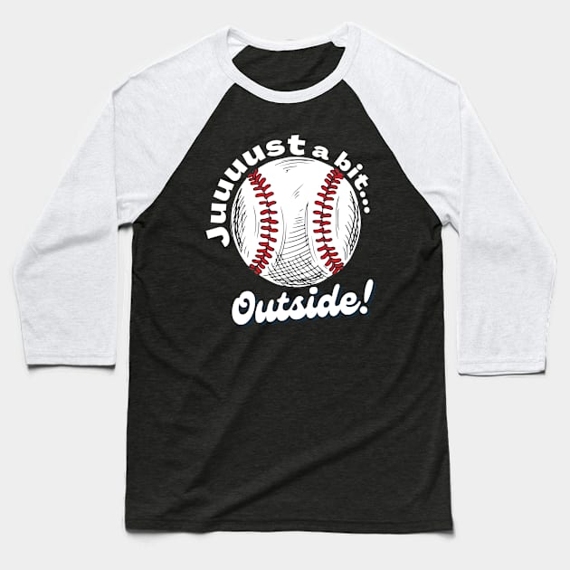 A Bit Outside Baseball T-Shirt by Eighties Flick Flashback